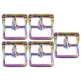 thumbnail image 1 of 5Pcs Belt Buckle Bright Colorful Wide Application Durable Wear Resistant Exquisite Metal Buckle for Handbag Pet Collar25mm/1in, 1 of 14