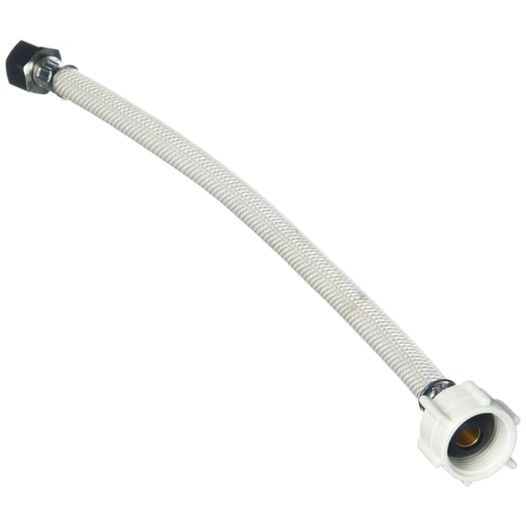 BRASSCRAFT TOILET TANK CONNECTOR, 1/2 IN. COMP X 7/8 IN. BALLCOCK X 12 IN.