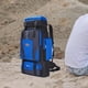 thumbnail image 1 of Mochila de senderismo, mochila informal, multifuncional, cómoda, con correa ajustable, mochila de camping de 80 l para viajes deportivos al aire libre Azul, 1 of 8
