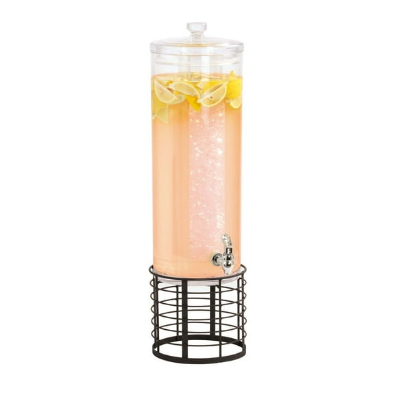 Cal Mil Madison Beverage Dispenser with Ice Chamber, 3 Gallon Capacity