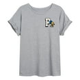 thumbnail image 2 of Peanuts - Franklin Collegiate -Womens Oversized Graphic T-Shirt, 2 of 5