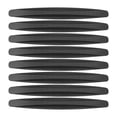 thumbnail image 1 of Unique Bargains 8 Piezas 40 cm Patrón de Fibra de Carbono Tiras Protectoras de Parachoques Universales Protector de Parachoques de Coche Parche embellecedor Negro, 1 of 1