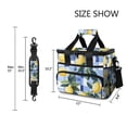 thumbnail image 3 of FORMRS Insulated Cooler Bag 24 Cans Capacity Soft Leakproof Lunch Box with Side Pockets, Cartoon Lemon Leaves, 3 of 7