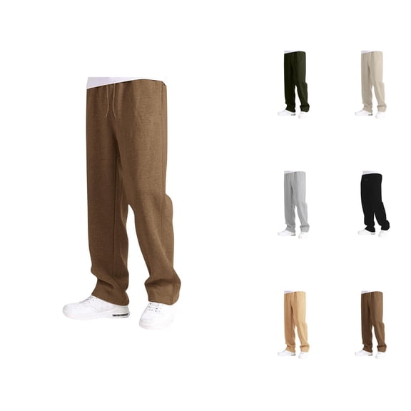 Girls Sweatpants Wide Leg Pants Boys Pants Baggy Sweatpants with Elastic Waist Open Bottom Casual Joggers for Everyday Comfort and versatile wear in Spring and Fall
