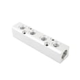 thumbnail image 3 of Aluminum Air Hose Inline Manifold Block Splitter G1/4 Threaded Manifold Fitting, 3 of 6