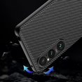 thumbnail image 4 of Para Sony Xperia 1 V Funda De Teléfono De Fibra De Carbono Cubierta Protectora Ultra Delgada Para PC Dura - Oro Carbono, 4 of 5