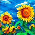 thumbnail image 2 of CafePress - Sunflowers Painting Body Suit - Long Sleeve Cotton Baby Bodysuit, 2 of 4