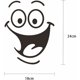 thumbnail image 2 of 2 pegatinas de emoticonos para inodoro, pegatinas de pared divertidas para hacer tú mismo para inodoro, calcomanías decorativas extraíbles impermeables creativas, para inodoro, baño,, 2 of 5