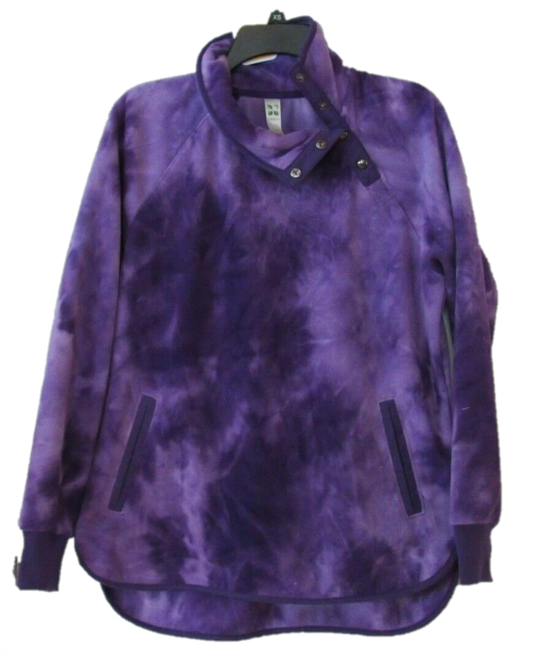 GREEN TEA Womens Tie Dye Sweatshirt in Purple Jordan Ubuy