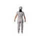 thumbnail image 2 of Jogger Conjunto Pantalón Dama Color Gris Talla Extra Grande Marca Emil SaEs, 2 of 4