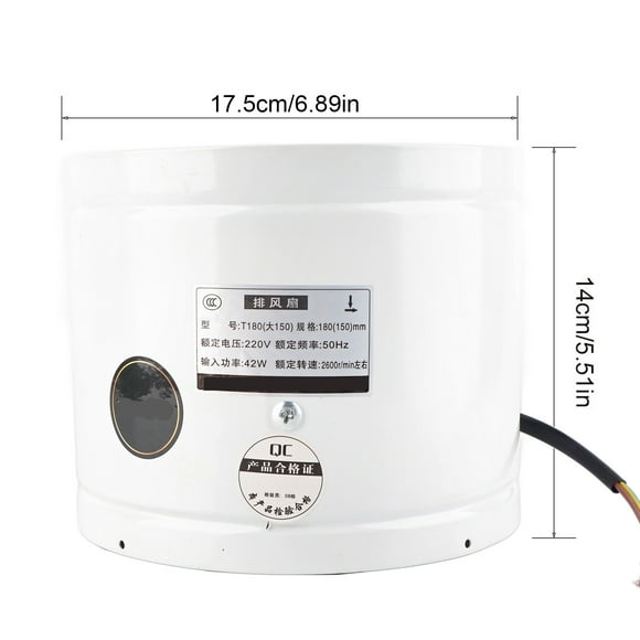 Bathroom Exhaust Fan?50W 220V Wall Mounted Exhaust Fan Low Noise Home Bathroom Kitchen Garage Air Vent Ventilation