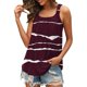 thumbnail image 1 of Gibobby Camisetas sin mangas para mujer, holgadas, plisadas, de verano, sin mangas, con dobladillo curvo S 2XL(Rojo,CH), 1 of 4