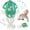 Green, variant on Lvelia Electric Crawling Octopus Toy, Tummy Time Dancing Squid, Crawling Octopus Baby Toy, USB Rechargeable(Green)