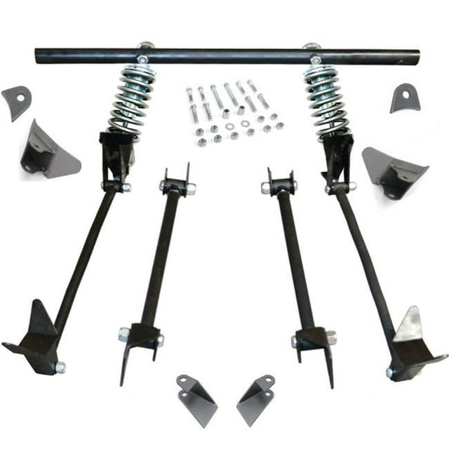 Triangulated Rear 4-Link Kit with Coilovers for 1928 Model A - Wood, Truck & Town Car
