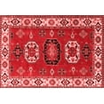 thumbnail image 1 of Ahgly Company Indoor Rectangle Geometric Red Traditional Area Rugs, 2' x 4', 1 of 4