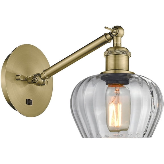 Innovations Lighting - Fenton - 1 Light Wall Sconce In Art Nouveau Style-9.88