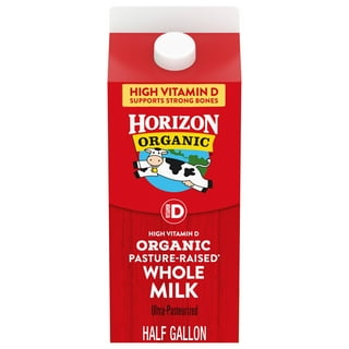 Great Value Milk Whole Vitamin D Gallon Plastic Jug 