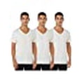 thumbnail image 3 of Hanes Men`s ComfortSoft V-Neck Undershirt, S, White, 3 of 4