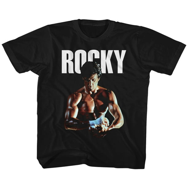 Rocky Fist Tape Black Toddler T-Shirt Tee