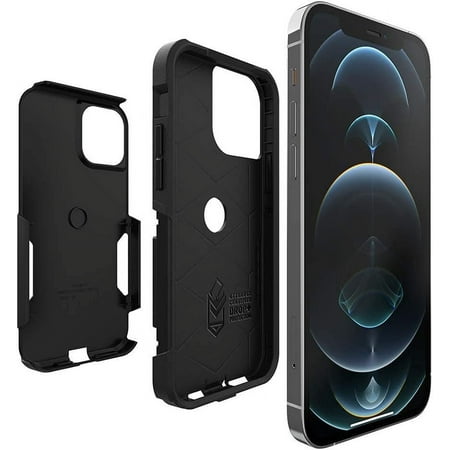 OtterBox - Commuter Series for Apple® iPhone® 12 and iPhone 12 Pro - Black