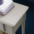 thumbnail image 6 of Leick Home 20027-GR Coastal One Drawer Narrow Hall Console Sofa Table with Shelf, Greige, 6 of 17