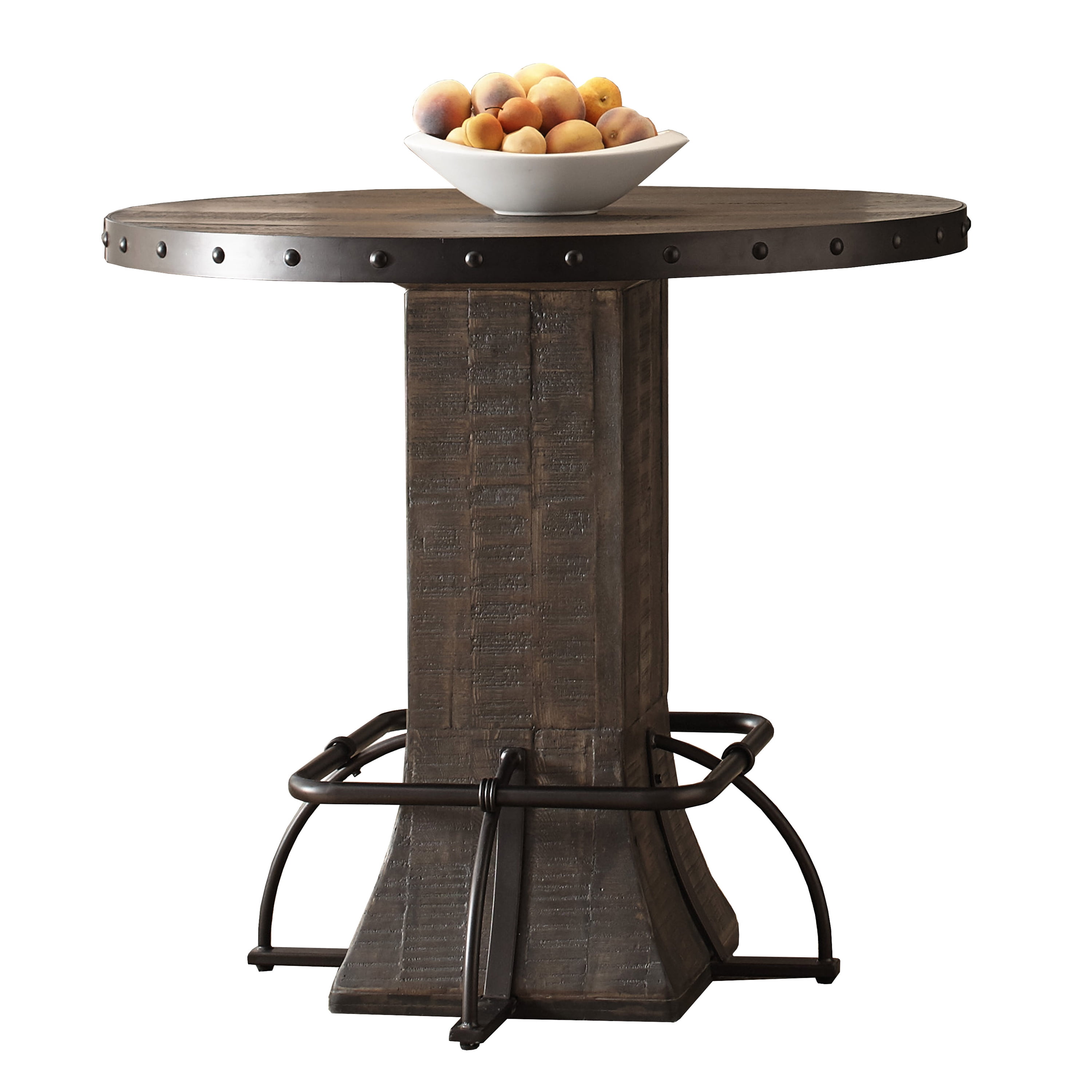 Hillsdale Furniture Jennings Round Counter Height Dining Table with Wood Base
