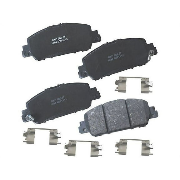 Front Brake Pad Set - Compatible with 2013 - 2022 Honda Accord 1.5L 4-Cylinder 2014 2015 2016 2017 2018 2019 2020 2021
