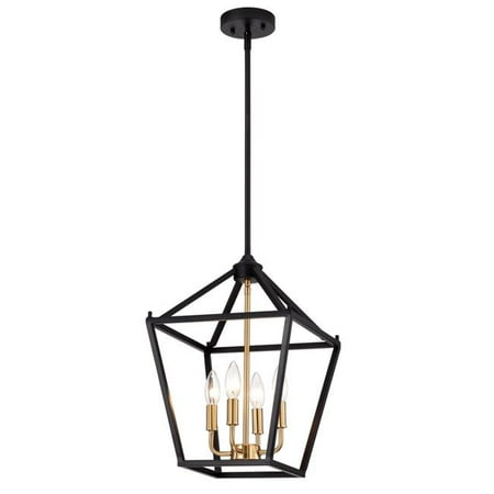 

Chloe Lighting CH2D010BK12-UP4 12 in. Ironclad Industrial 4 Light Inverted Pendant Ceiling Fixture Textured Black