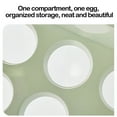 thumbnail image 6 of JingChun Proprietary Eggs Organizer Refrigerator Side Door Storage Rack Stackable Kitchen Special Preservation Box Storage Box, 6 of 6