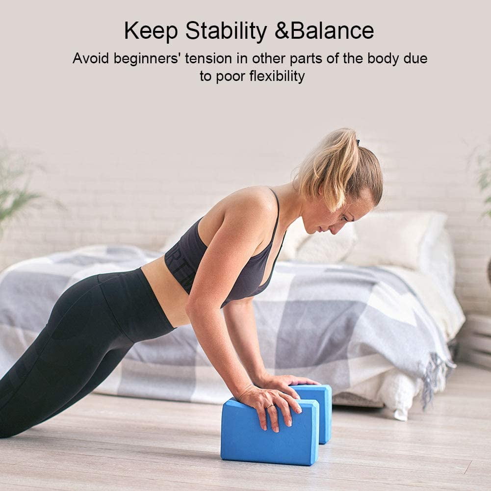 pochers® EVA Pilates Yoga Bloquear Espuma hi-density-pack de 2