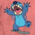 thumbnail image 2 of Boy's Lilo & Stitch Monster Stitch Performance Graphic Tee Red Heather Medium, 2 of 4