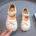 thumbnail image 2 of NOKIO Girls' Mary Jane Party Shoes Girls' Mary Jane Sandals With Bow Girls Dress Shoes Wedding Bowknot Leather Shoes Princess Shoes Party School Shoes Children'S Mary Jane Shoes, 2 of 9