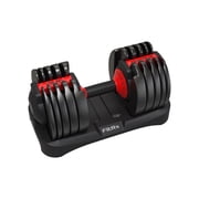 (2 pack) FitRx Adjustable Dumbbell, 52.5lb SmartBell Dumbbell with Quick-Select Weights for Home Gym