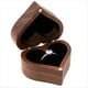 thumbnail image 1 of Caja de Anillo en Forma de Corazón Caja de Joyería de Anillo de Madera Soporte de Anillo de Boda Romántico Caja de Anillo de Compromiso Propuesta Aniversario,D, 1 of 5
