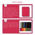 thumbnail image 2 of Cateissary Iron on Patches No Ironing Blank Home Patch Supplies Embellishment Knee Elbow Sewing Self-adhesive Accessories for Clothes Tela de costura y artesanía Fucsia, 2 of 6