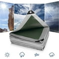 thumbnail image 4 of Heavy Duty Waterproof PE Tarp Outdoors Truck Tarps Canopy Tent Shelter Cover Tarpaulin for Car Boat Woodpile Silver 4X6M, 4 of 13