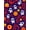 Blue, Pattern 2, variant on ODIKA 8'x10' Machine Washable Non-Slip Area Rug, Galactic Discovery Astronaut Moon Landing Science Exploration High Traffic Rug, Red, 723675