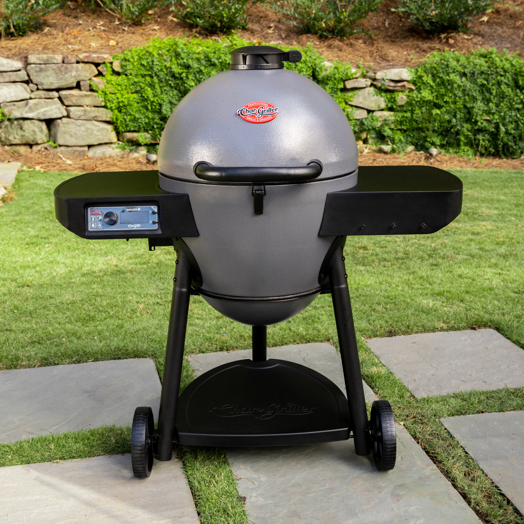 Auto Kamado Charcoal Grill in Gray - image 2 of 15