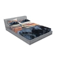 thumbnail image 2 of Ambesonne Colorful Fitted Sheet & Pillow Sham Set, Mountain Nepal Everest, Queen, Multicolor, 2 of 2