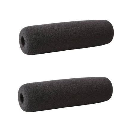 Movo F16 Foam Windscreen for Shotgun Microphones for up 16cm including the Audio-Technica AT 835ST, AT 897, Rode Videomic, NTG1, NTG2 & Sennheiser MKH-60 SHORT (2 PACK)