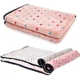 thumbnail image 5 of KBOOK Pet Blanket Puppy Cat Blankets Flannel Blanket Throw Warm for Small Medium Large Pet Dog Cat (Pink,S), 5 of 6