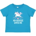 thumbnail image 3 of Inktastic Nonnie Loves Me Granddaughter Unicorn Girls Baby T-Shirt, 3 of 5