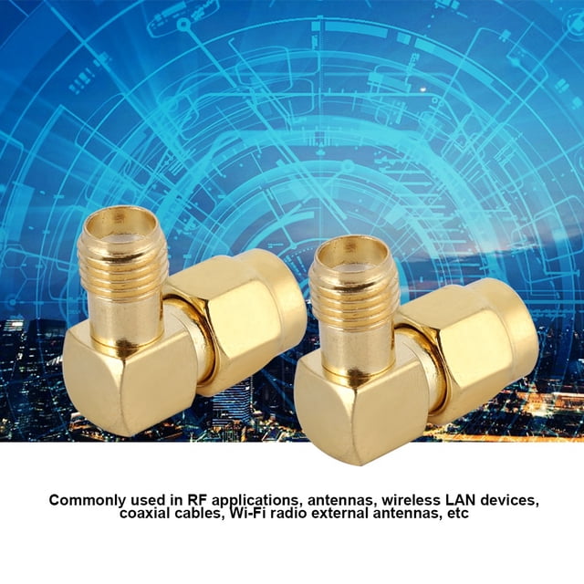 Conector Adaptador SMA A SMA De Baja Pérdida, Conector SMA De Baja Impedancia Resistente A Los ácidos, 50 Ohmios Para Antenas De Aplicaciones RF