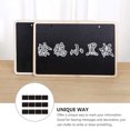 thumbnail image 4 of 12pcs Chalkboard Hanging Signs Wood Blackboard Plaque Double Side Message Boards, 4 of 7