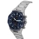 thumbnail image 3 of Casio Edifice Analog Slim Line With Sapphire Crystal Chronograph Blue Dial Solar EFS-S570DB-2A 100M Men's Watch, 3 of 4