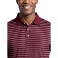 thumbnail image 4 of Ben Hogan Performance Men’s & Big Men's Herringbone Stripe Short Sleeve Golf Polo Shirt, up to 5XL, 4 of 8