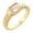 White, variant on Unisex's Stainless Steel Simple Classic Elegant Novel Exquisite Personalized Romantic Ring White Size 6