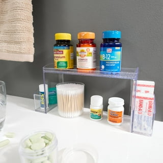 3.875 x 13.06 Replacement Medicine Cabinet Clear Plastic Shelf (1 Pcs) -  Fits Models: M119, X314