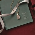 thumbnail image 3 of HOPE LOVE SHINE Gold Rose Quartz Necklace – Anniversary Gift for Wife, 3 of 9