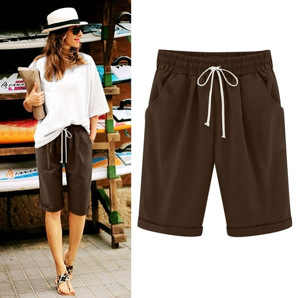 Plus size shop biker shorts walmart